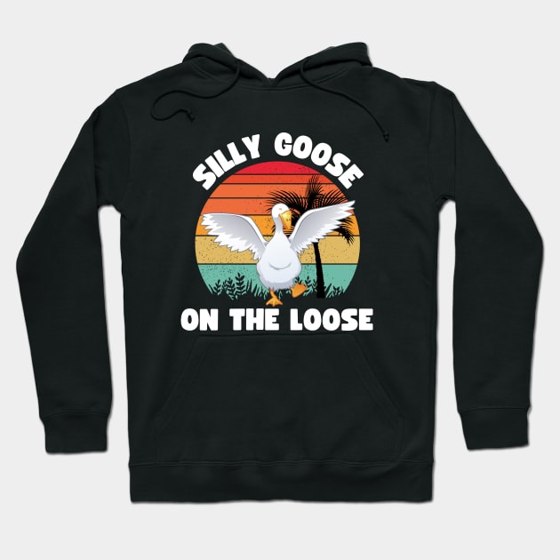 Silly Goose On The Loose Hoodie by Brookcliff